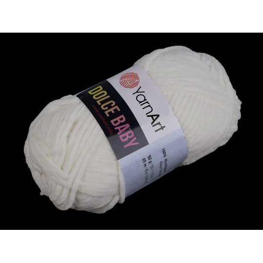 Fir de tricotat plușat Dolce Baby 50 g | Mimib