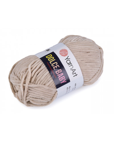 Fir de tricotat plușat Dolce Baby 50 g | Mimib