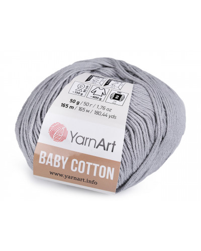 Fir de tricotat Baby Cotton, 50 g | Mimib