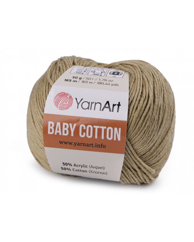 Fir de tricotat Baby Cotton, 50 g | Mimib