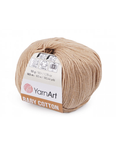 Fir de tricotat Baby Cotton, 50 g | Mimib