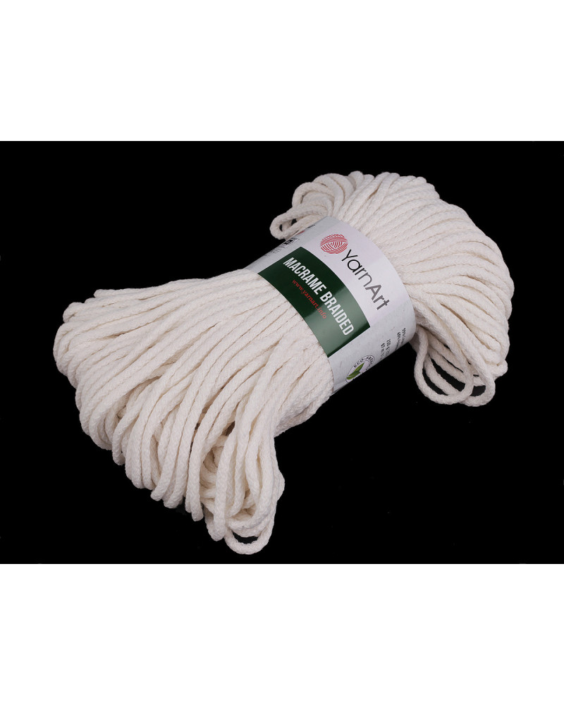 Fir de tricotat Macrame Braided 250 g | Mimib