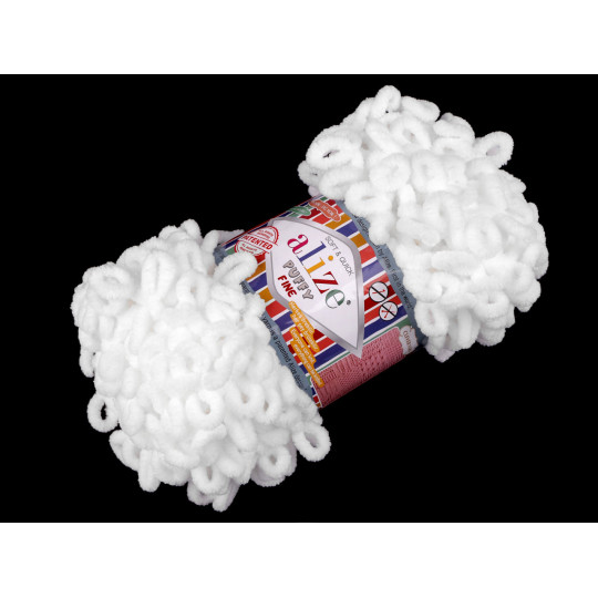 Fir de tricotat plușat Alize Puffy Fine, 100 g | Mimib