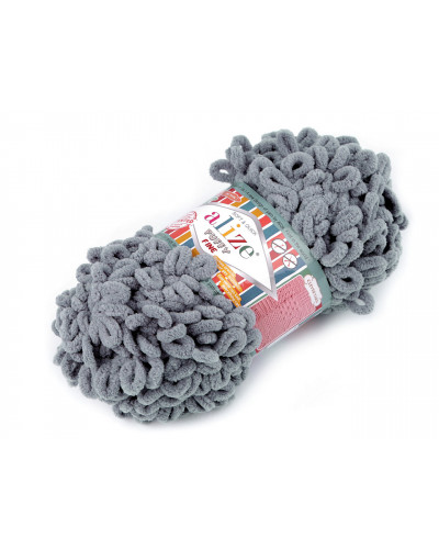 Fir de tricotat plușat Alize Puffy Fine, 100 g | Mimib