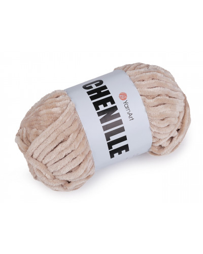 Fir de tricotat plușat Chenille, 100 g | Mimib