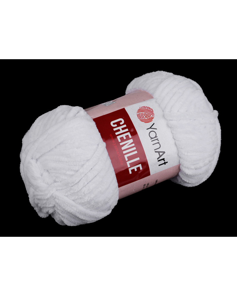 Fir de tricotat plușat Chenille, 100 g | Mimib