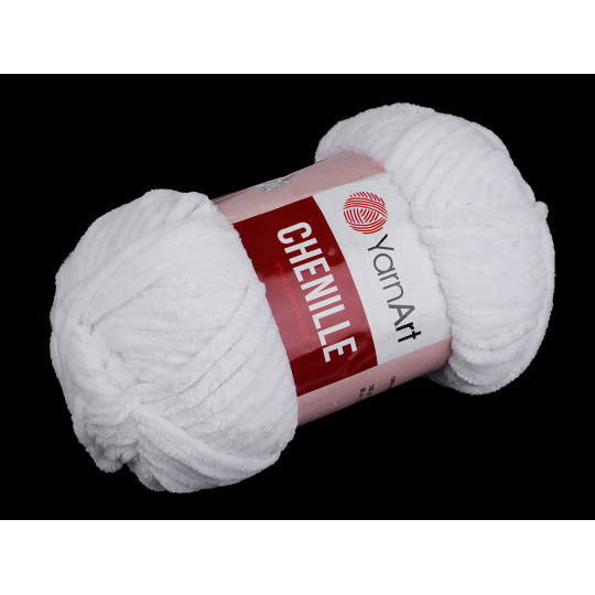 Fir de tricotat plușat Chenille, 100 g | Mimib