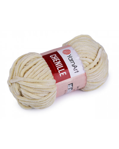 Fir de tricotat plușat Chenille, 100 g | Mimib