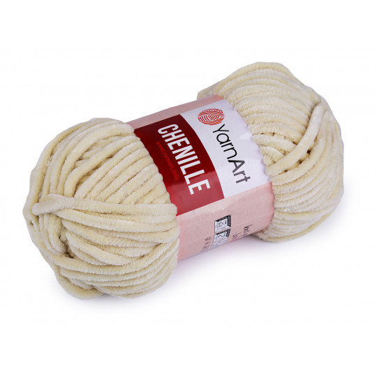Fir de tricotat plușat Chenille, 100 g | Mimib