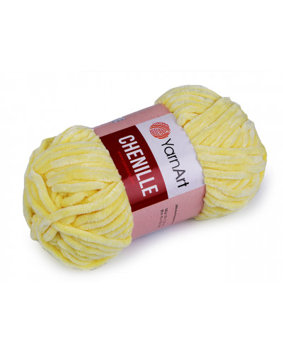 Fir de tricotat plușat Chenille, 100 g | Mimib