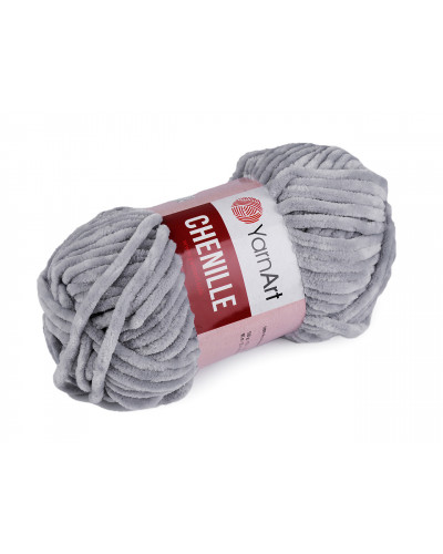 Fir de tricotat plușat Chenille, 100 g | Mimib