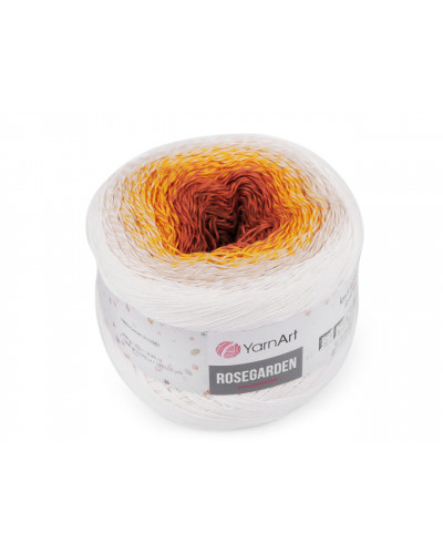 Fir de tricotat din bumbac Rosegarden, 250 g | Mimib