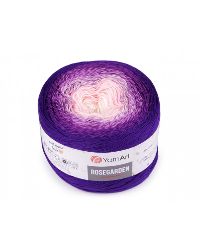 Fir de tricotat din bumbac Rosegarden, 250 g | Mimib