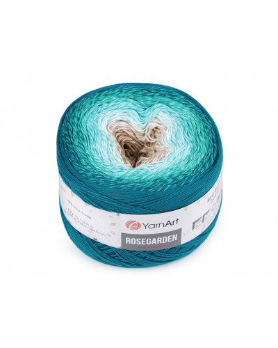 Fir de tricotat din bumbac Rosegarden, 250 g | Mimib