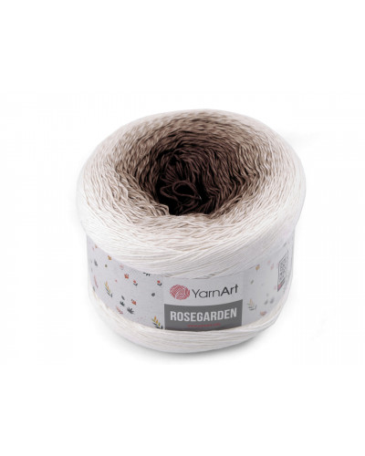 Fir de tricotat din bumbac Rosegarden, 250 g | Mimib