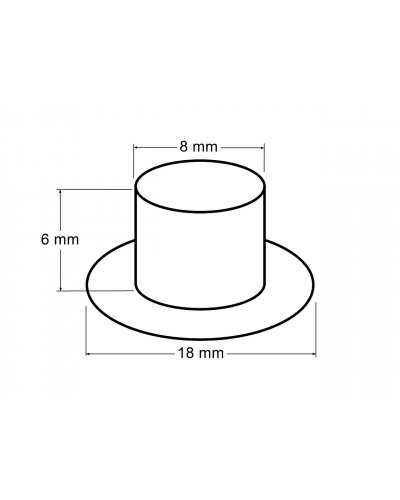 Set ocheți cu dispozitiv de atașare, Ø8 mm | Mimib