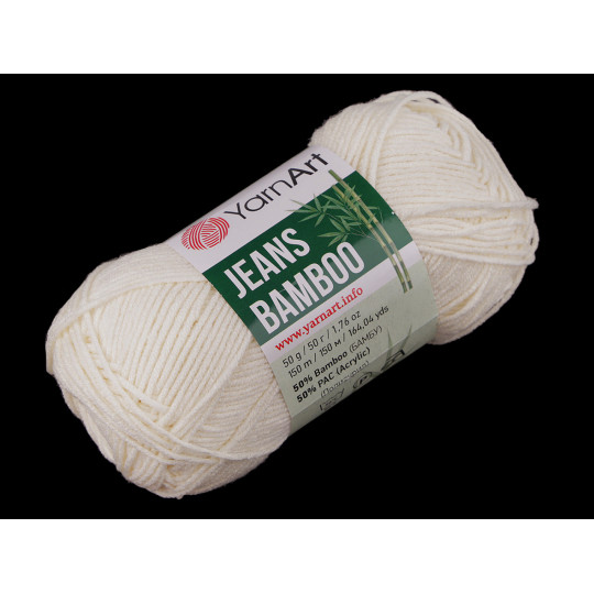 Fire de tricotat Jeans Bamboo 50 g | Mimib