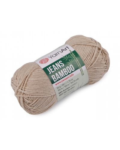 Fire de tricotat Jeans Bamboo 50 g | Mimib