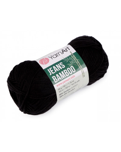 Fire de tricotat Jeans Bamboo 50 g | Mimib