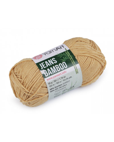 Fire de tricotat Jeans Bamboo 50 g | Mimib