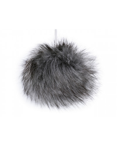 Pompon blană sintetică Ø12 cm | Mimib