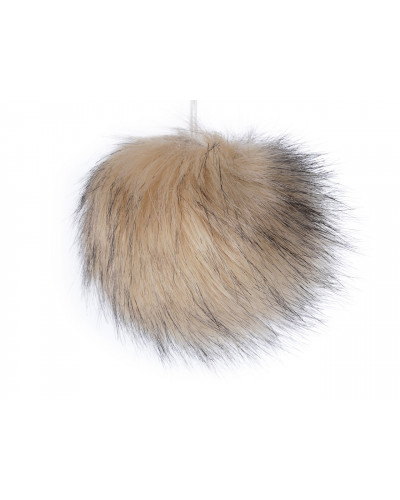 Pompon blană sintetică Ø12 cm | Mimib