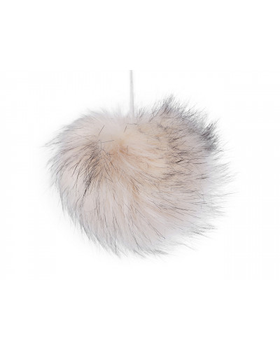 Pompon blană sintetică Ø12 cm | Mimib