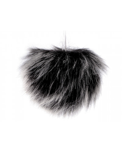 Pompon blană sintetică Ø12 cm | Mimib