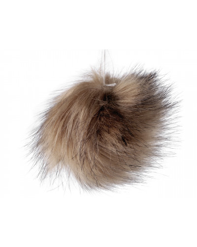 Pompon blană sintetică Ø12 cm | Mimib