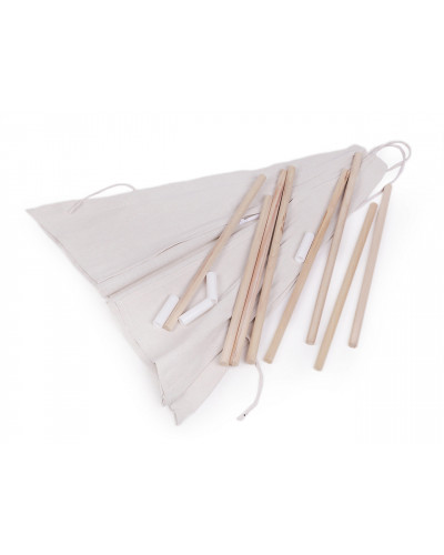 Cort copii Teepee 80x80x95 cm | Mimib