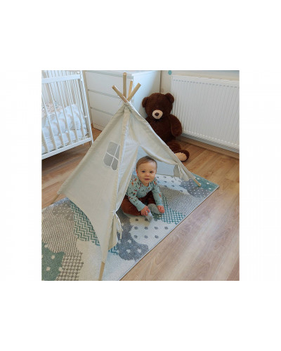 Cort copii Teepee 80x80x95 cm | Mimib