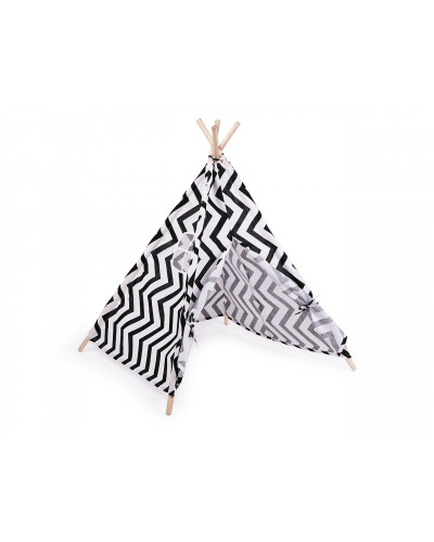 Cort copii Teepee 80x80x95 cm | Mimib