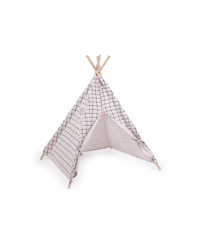 Cort copii Teepee 80x80x95 cm | Mimib