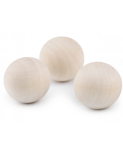 Bile din lemn fără găuri Ø25 mm | Mimib