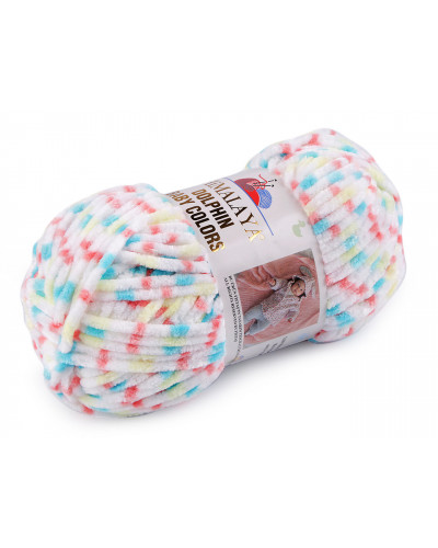 Fir de tricotat plușat Dolphin Baby Colors 100 g | Mimib