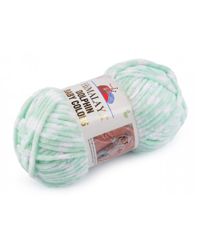 Fir de tricotat plușat Dolphin Baby Colors 100 g | Mimib