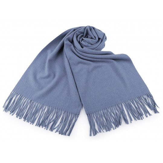 Şal / pled cu franjuri 65x190 cm | Mimib