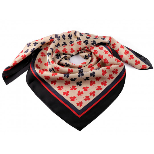 Eșarfă satinată 90x90 cm | Mimib