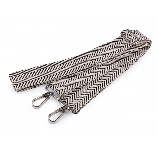 Curea textila pentru geanta cu carabinie latime 3,8 cm | Mimib