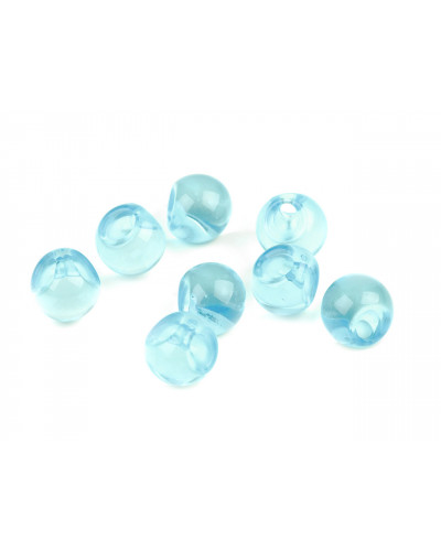 Margele din plastic transparent Ø13 mm | Mimib