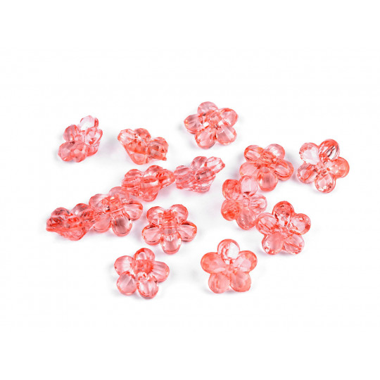 Nasturi din plastic / margele floare Ø12 mm | Mimib
