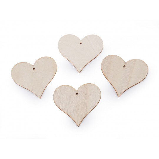 Decoratiuni din lemn,floare,  inimă, picătură | Mimib