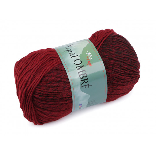 Fire de tricotat Nepal ombré 100 g | Mimib