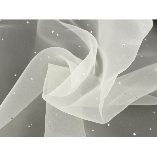 Organza cu stelute holograme | Mimib