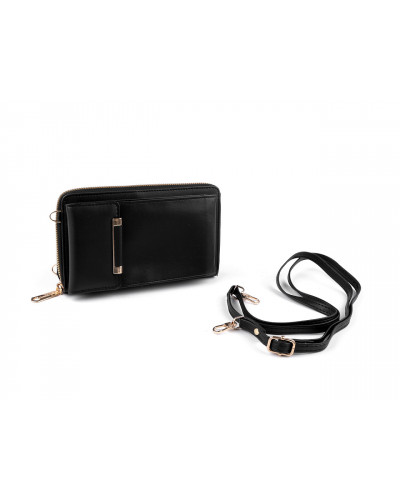 Portofel cu buzunar pentru telefon mobil  Crossbody 11x17 cm | Mimib