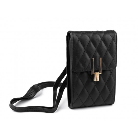 Portofel cu buzunar pentru telefon mobil  Crossbody 11x17 cm | Mimib