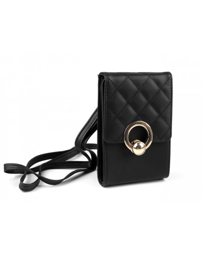 Portofel cu buzunar pentru telefon mobil  Crossbody 11x17 cm | Mimib