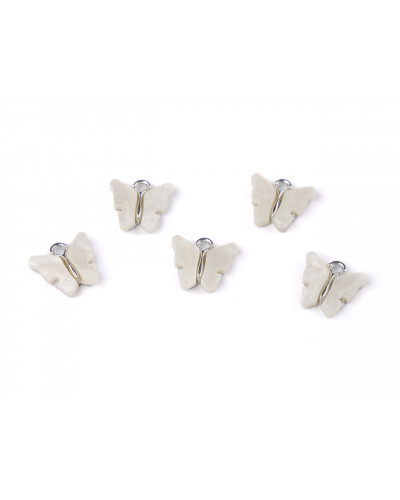 Pandantiv fluture sidef 13x15 mm | Mimib