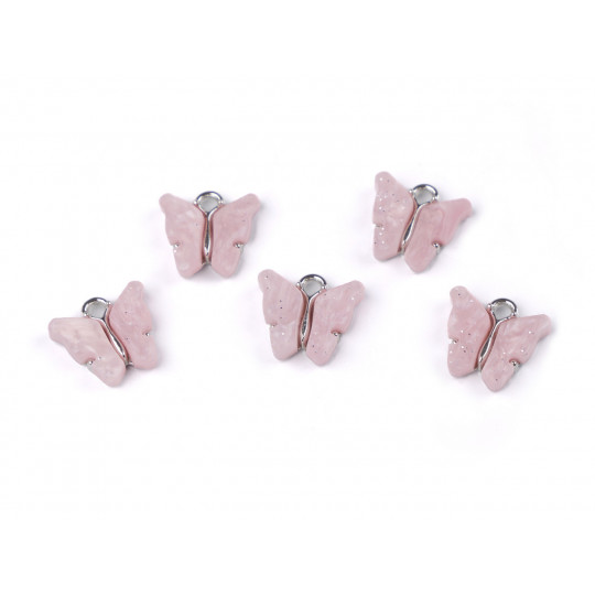 Pandantiv fluture sidef 13x15 mm | Mimib