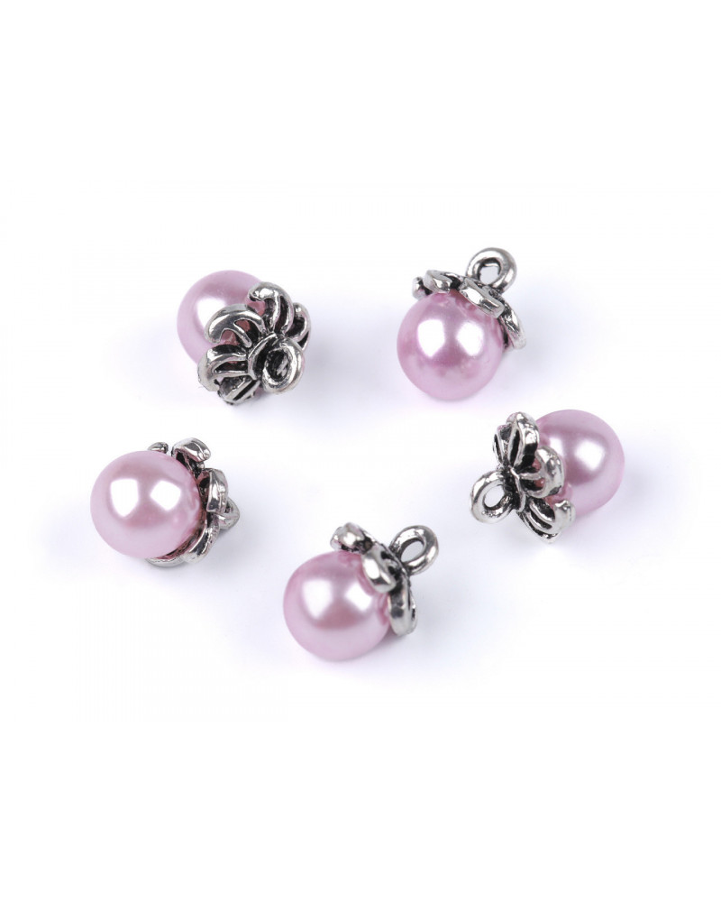 Nasture  / pandantiv perla Ø9 mm | Mimib